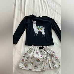 Mon Petit Bonbon Sweater and Skirt set